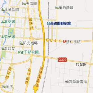 邯郸公交车线路图图片