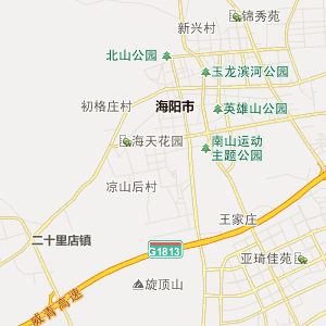 海阳市地图全图详细图片