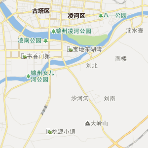 锦州市市区街路地图图片
