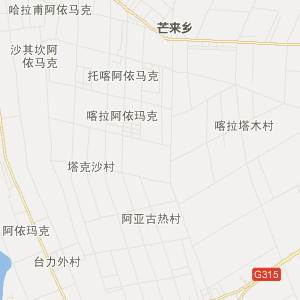 和田地区墨玉县地图