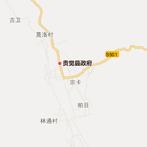 昌都市贡觉县历史地图