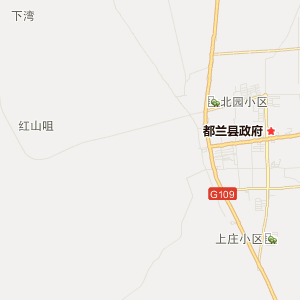 海西蒙古族藏族自治州都兰县地图