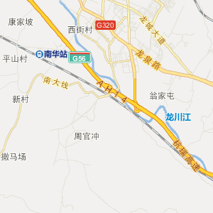 楚雄彝族自治州南华县地理地图