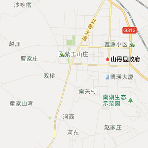 张掖市山丹县地图