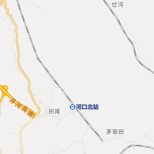 河口瑶族自治县地图