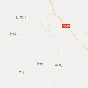 甘南藏族自治州迭部县地理地图