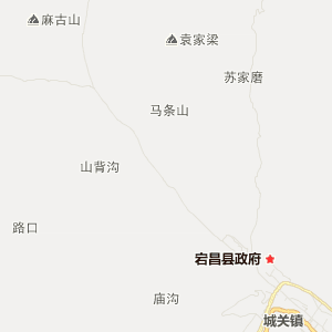 陇南市宕昌县地图