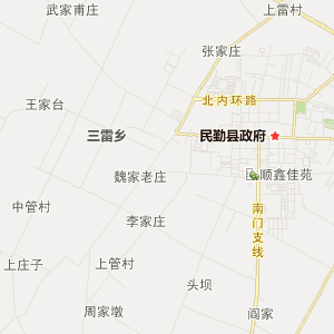 民勤县各乡镇地图图片