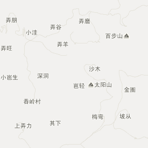 那坡县百省乡地图图片
