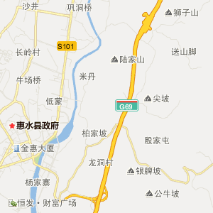 惠水县城地图图片