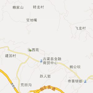 泸州市古蔺县地图