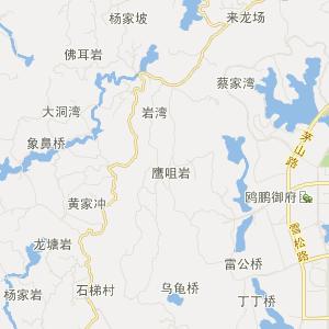 铜梁璧山地图图片