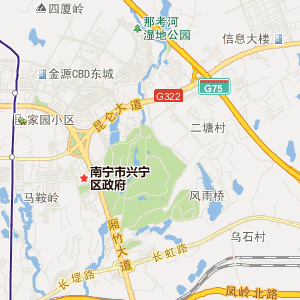 广西南宁市兴宁区地图图片