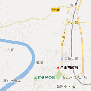 来宾市合山市地理地图