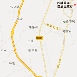 松桃县地图高清图片