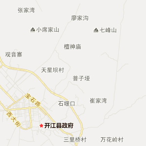 开江地图详细地图图片