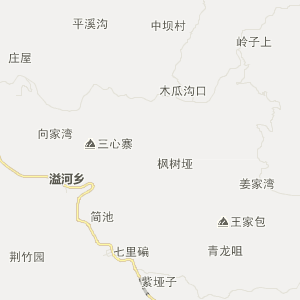 安康市岚皋县地理地图
