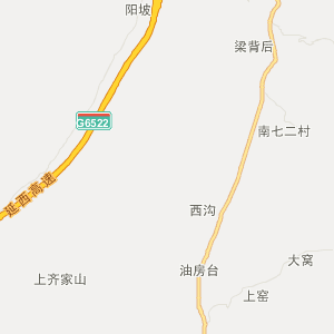 铜川市宜君县地图