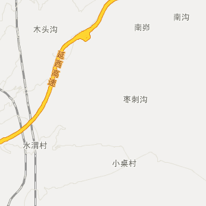 延安市洛川县地图