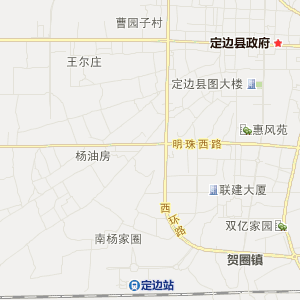 定边县地图