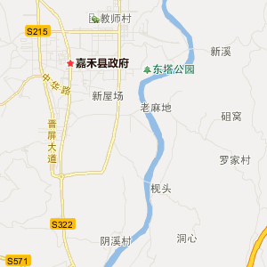 嘉禾县塘村镇地图图片