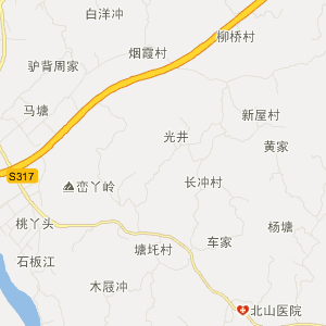 隆回县城地图图片