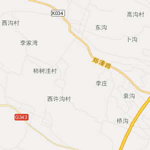 伊川县乡镇分布地图图片