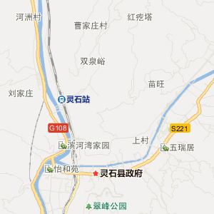 灵石县乡镇地图图片