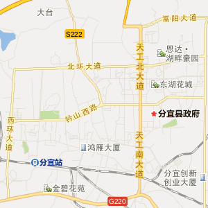 新余市分宜县地图