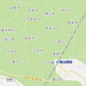 衡陽市南嶽區地圖