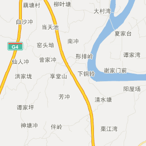 衡东地图 县城镇图片