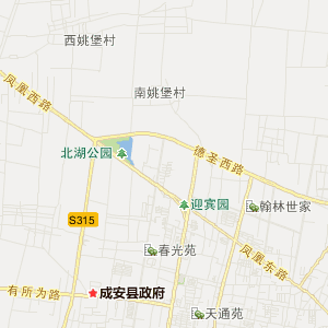 成安县地图完整版图片
