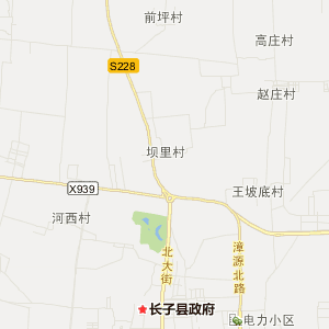 长子县各村的地图图片