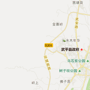 武平县乡镇地图图片
