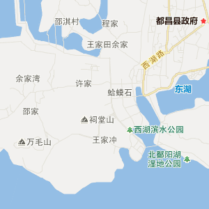 九江市都昌县地理地图