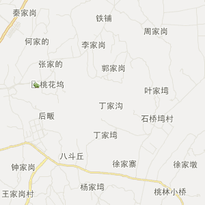 黄冈市麻城市地图