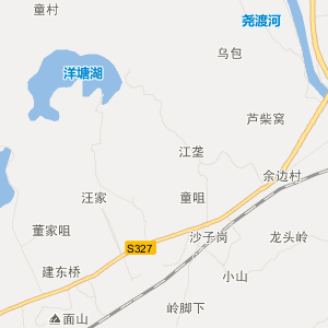 东至乡镇区域地图图片