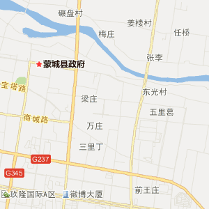 蒙城县乡镇区划图图片