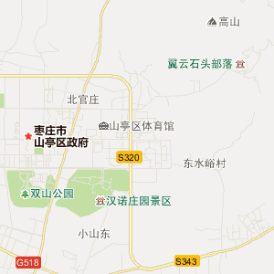 枣庄市山亭区地图