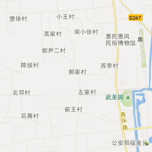 山东惠民地区地图图片