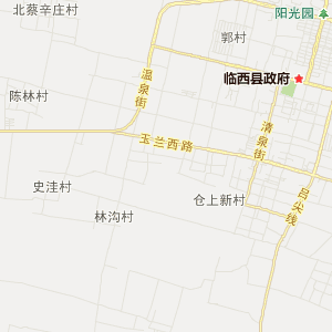 临西县城街道地图图片