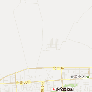 多伦县城区地图图片