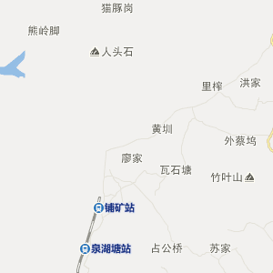 上饶市横峰县地图