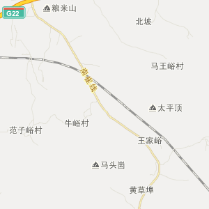 沂源县鲁村镇地图高清图片
