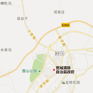 宽城满族自治县地图