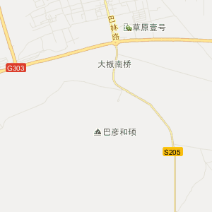 赤峰市巴林右旗地图