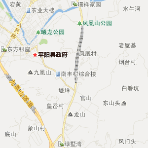 温州市平阳县地理地图