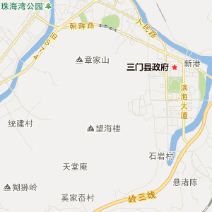 三门县地图