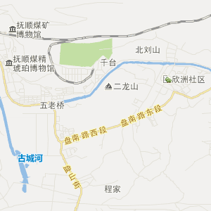 抚顺6路上行公交线路