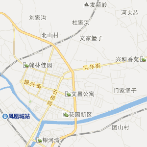 丹东市凤城市地图